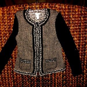 Fun Chico’s waist length sweater